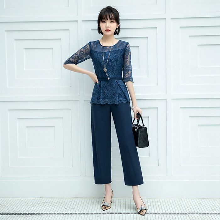 パンツスーツ スーツ レディース セレモニースーツ ドレス 入学式 服装 服 ママ 卒業式 母 卒園式 入園式 セットアップ 30代 40代 50代 九分丈 通勤 面接 脚長効果 痩せみえ効果 露宴 二次会 おしゃれ #aubna