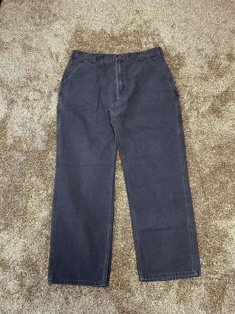 ヴィンテージ Carhartt シングルニー b11 PTB ペルシアンブルー