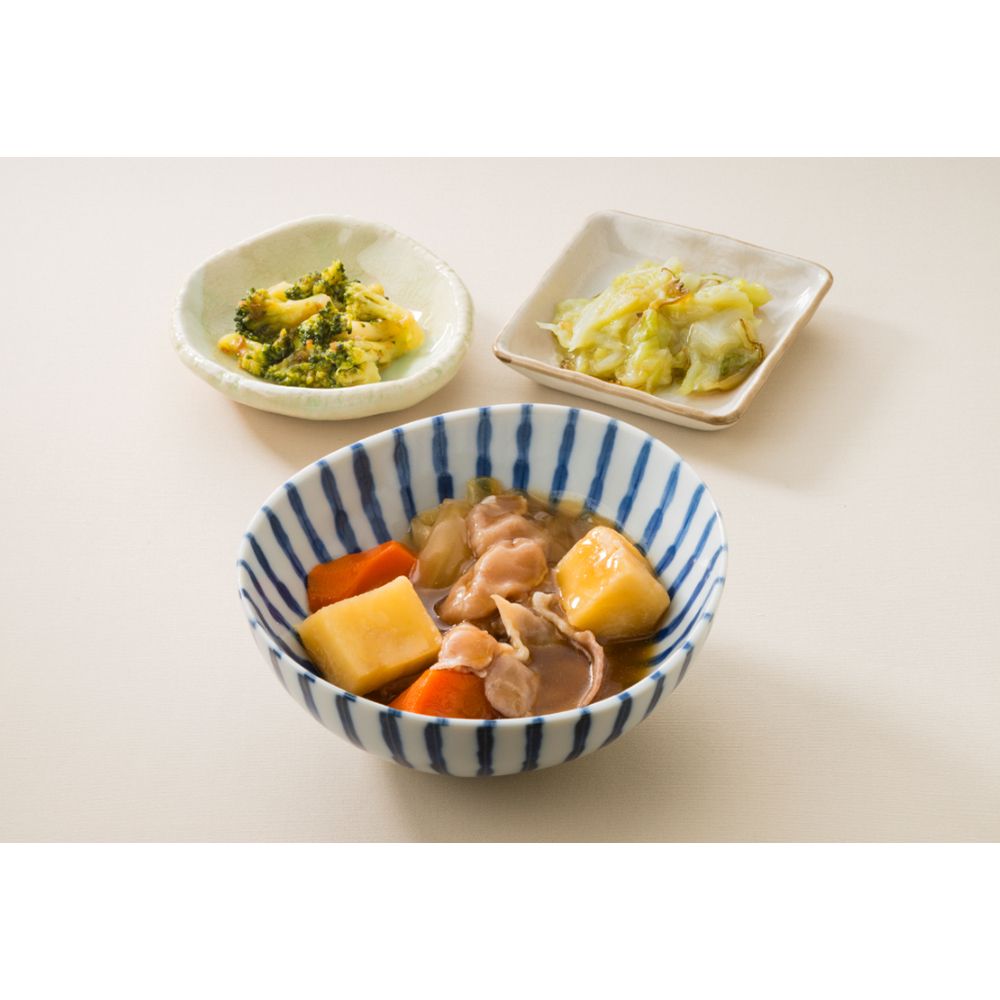 [冷凍] 日東ベスト ホスピタグルメセットN 肉じゃが（国産じゃが芋使用） 165g×10個
