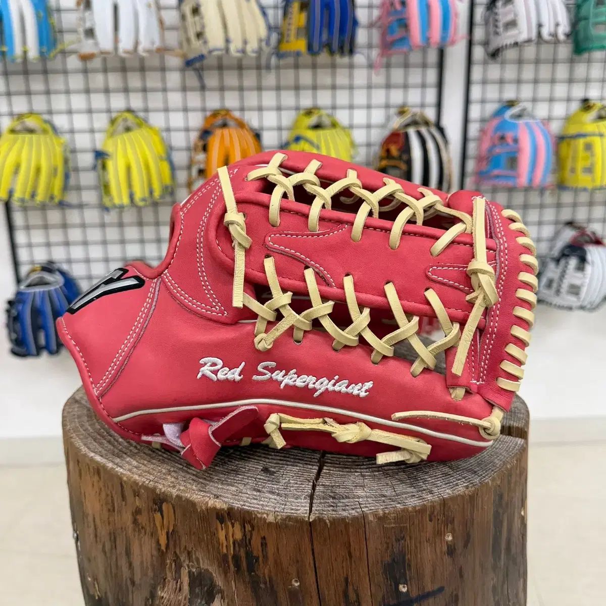 (特価) スクーティー 外野グローブ ローズ 12 75 T-Belt Web 慣らし完了