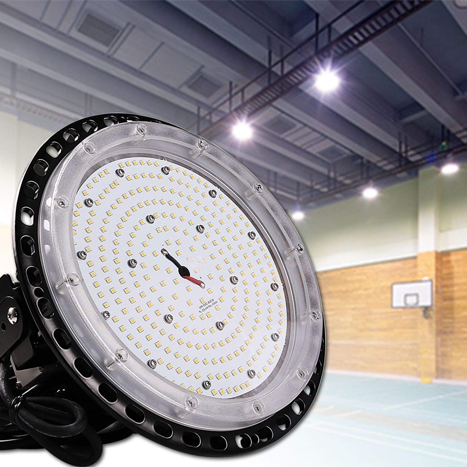 【led 投光器】UFO型led投光器 100W LED高天井照明 100W MEAN WELL電源内蔵 1000W?2000W LED高天井灯水銀灯代替 IP65 防水 防塵 50000H長寿命 16,000lm LED工場灯 LED作業灯 d8764549