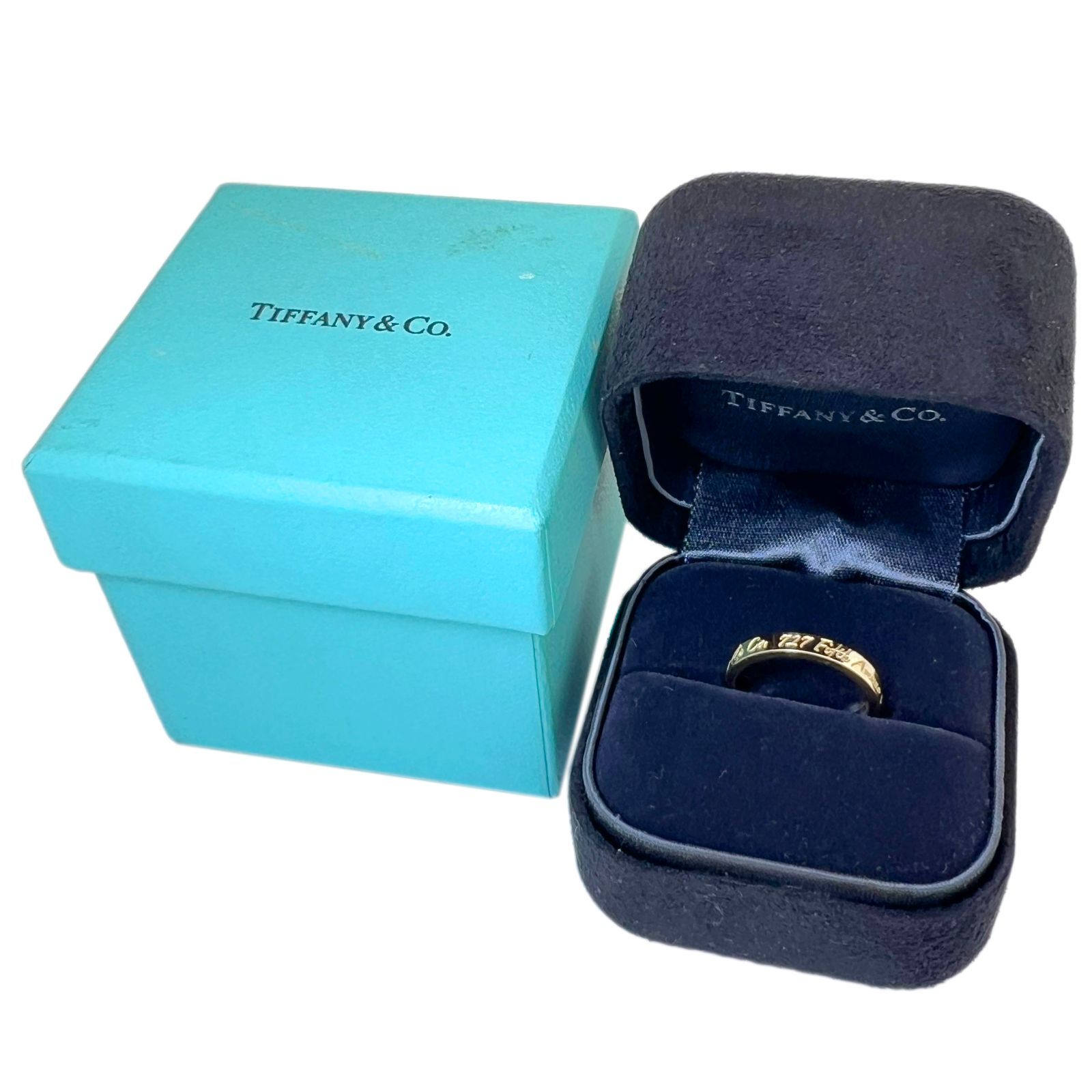 TIFFANY＆Co. ティファニー リング ノーツナロー 750 K18 YG