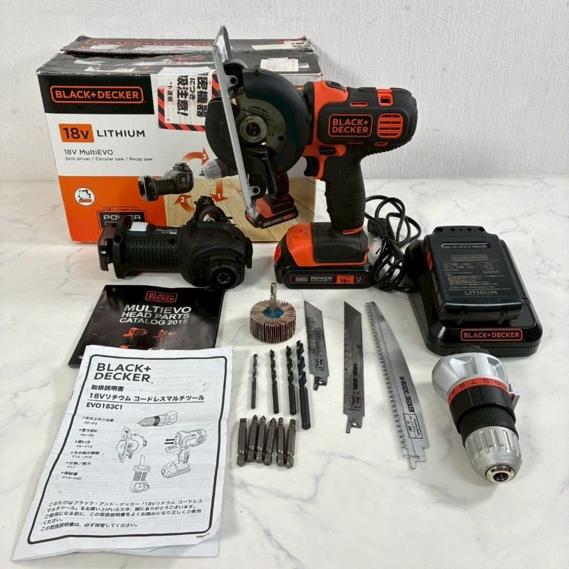 BLACK+DECKER 18V MultiEVO 電動工具 EVO183C1 517K 8,960円
