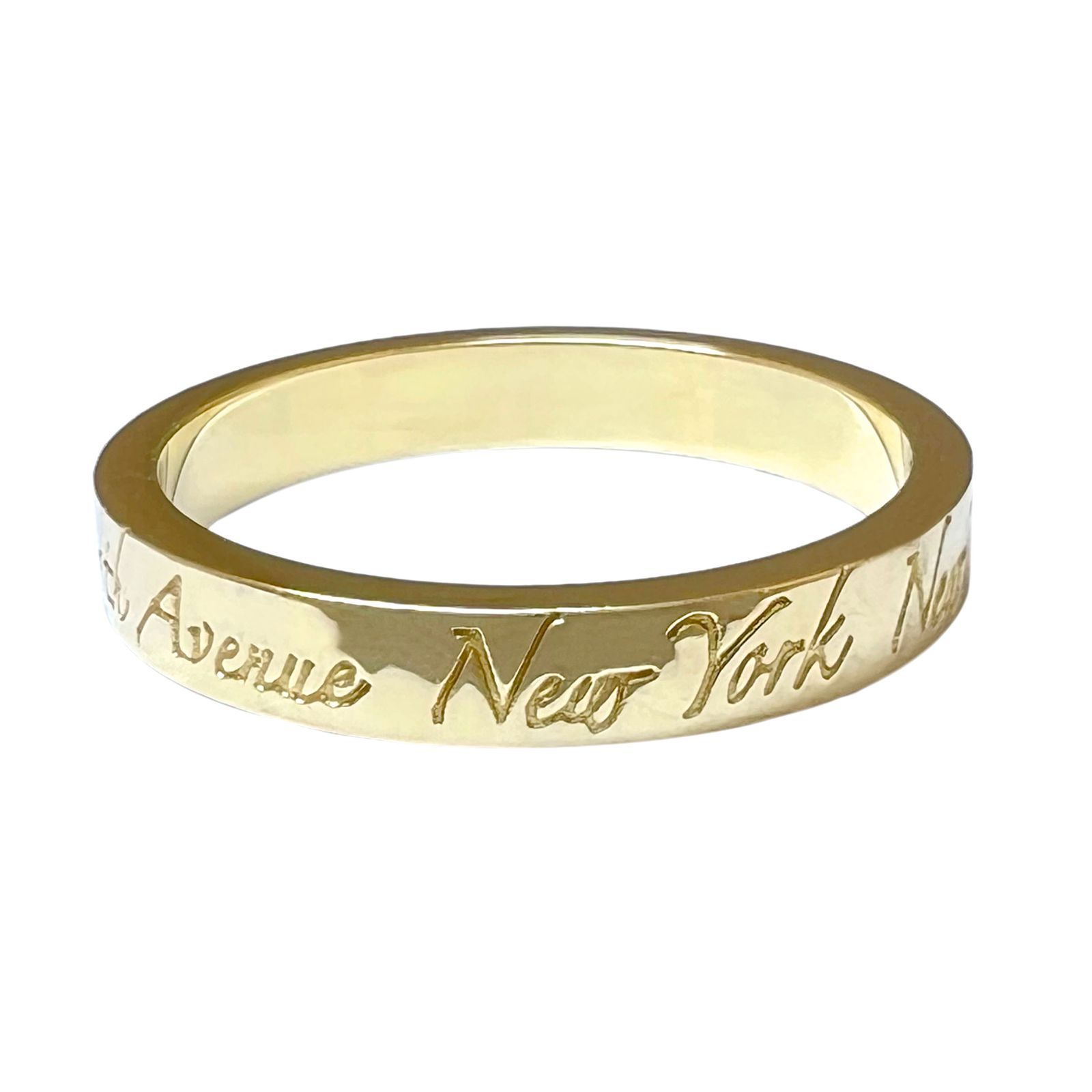 TIFFANY＆Co. ティファニー リング ノーツナロー 750 K18 YG