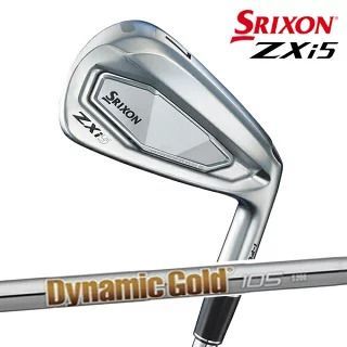 【硬さ：S200】ダンロップ メンズ スリクソン ZXi5 アイアン 6本組(5-9、PW) アイアンセット ダイナミックゴールド 105 スチールシャフト TRUE TEMPER(トゥルーテンパー)