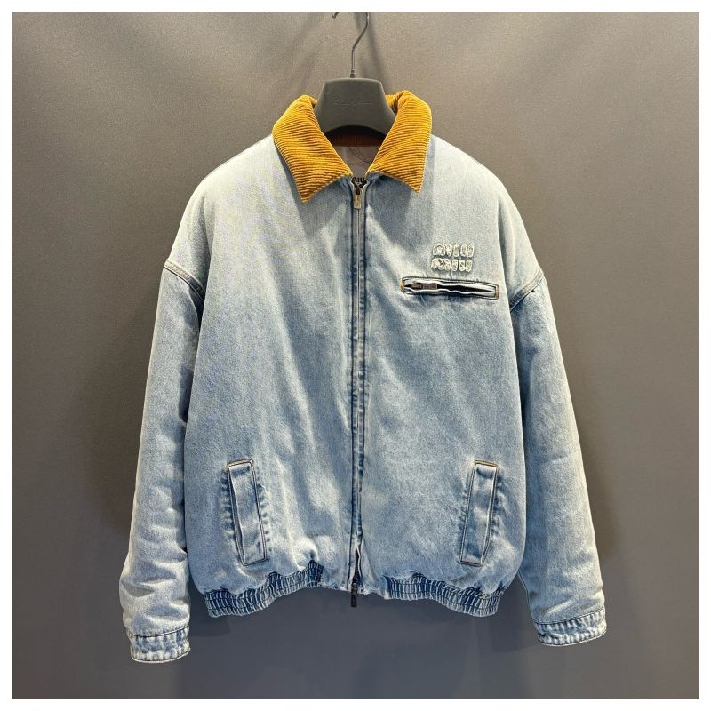 miumiu ミュウミュウ　デニムブルゾン