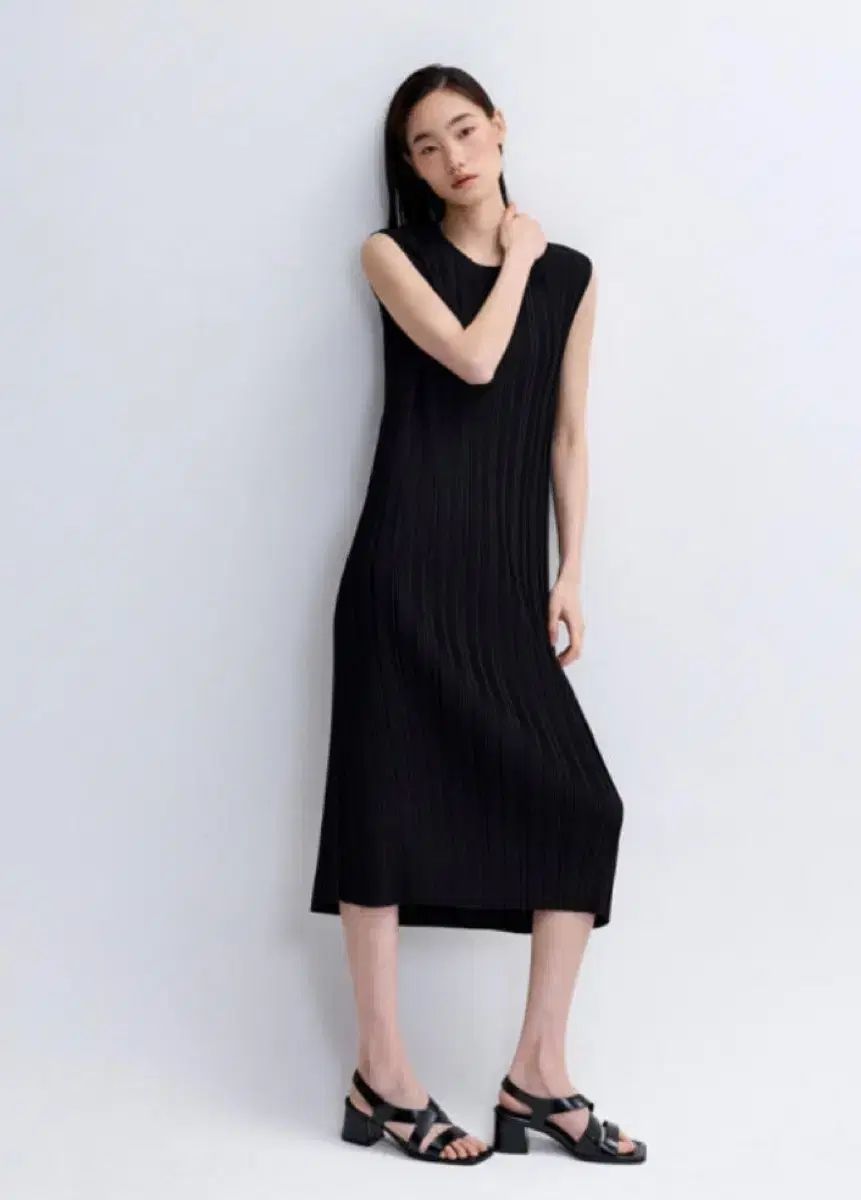 プリーツミー ブラック ロング ワンピース 新品 23SS