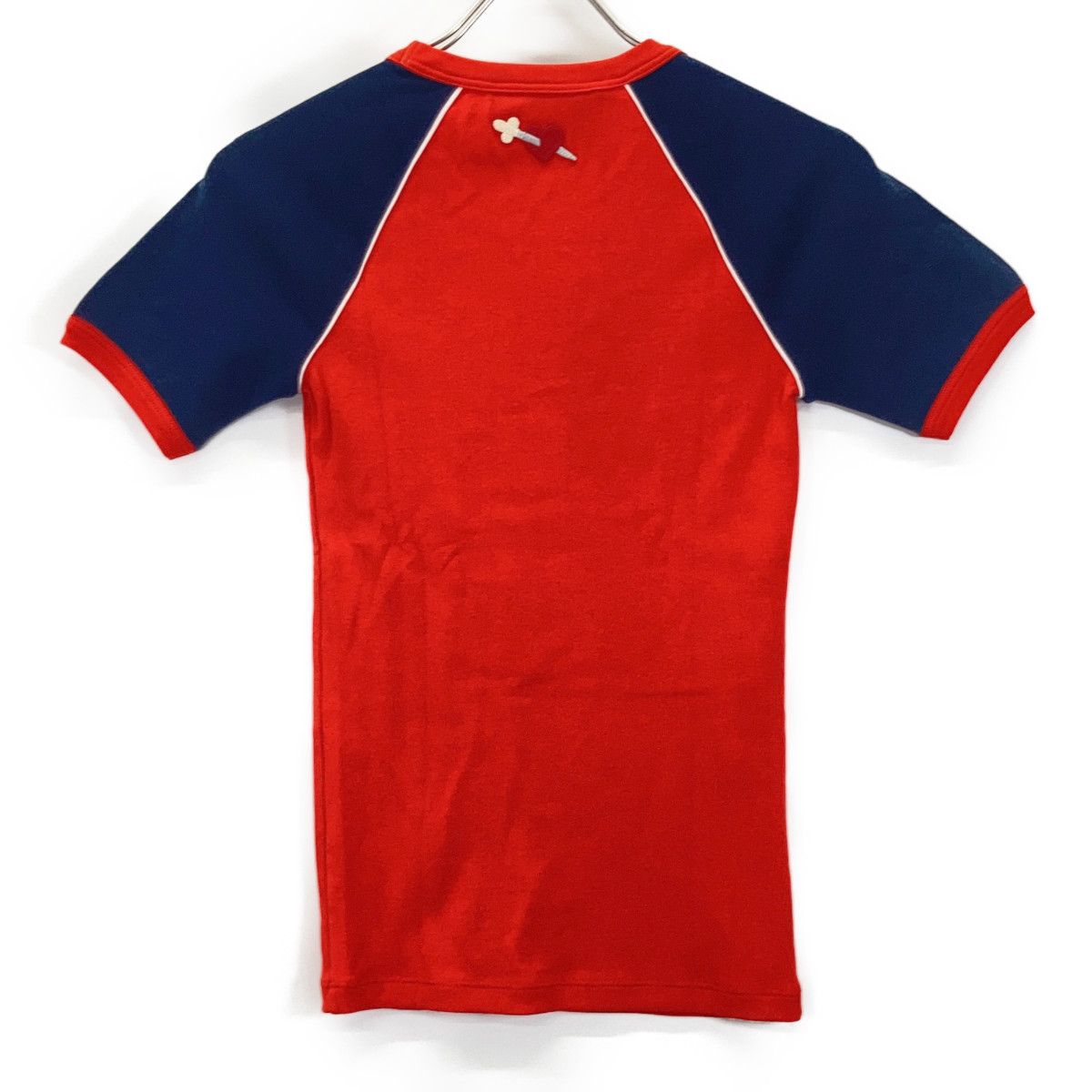 GUCCI グッチ 461423 レッド ラビット刺繍コットンジャージーTシャツ