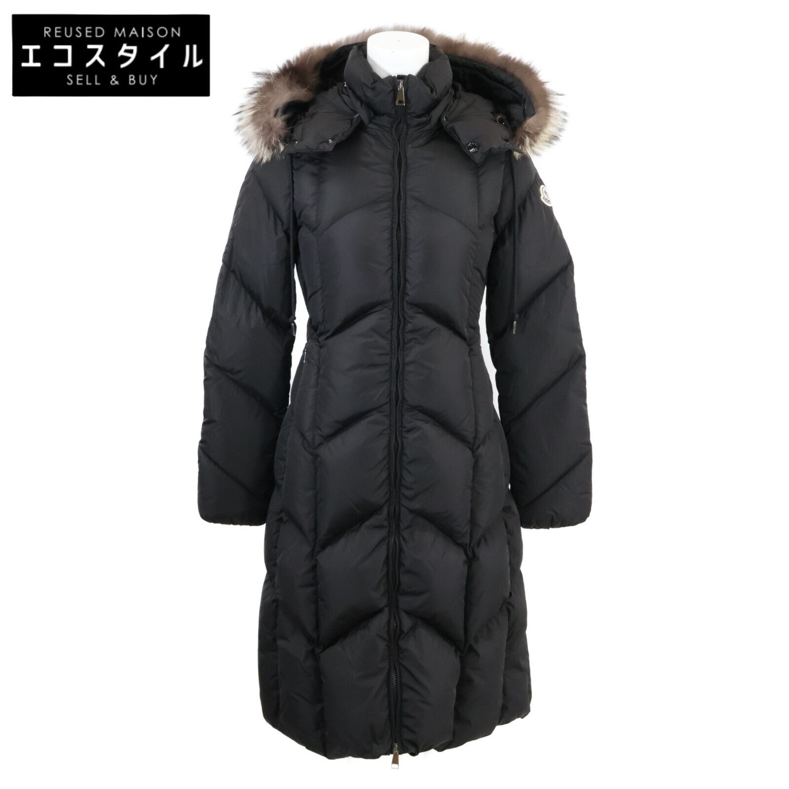 MONCLER　モンクレール　DUBERRAN デュベラン ファー付き フーデッド ダウン　00