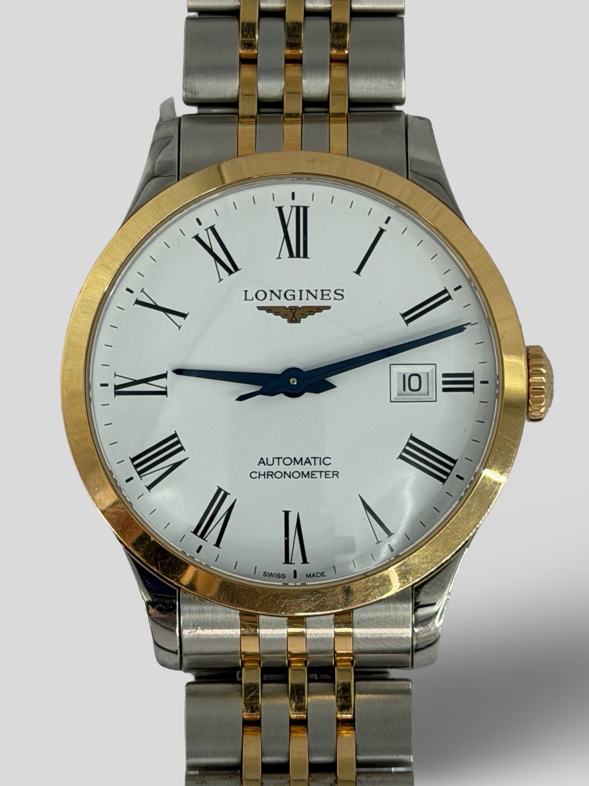 LONGINES ロンジン レコード コレクション ローズゴールド コンビ L2 821 5 11 7 腕時計 出品