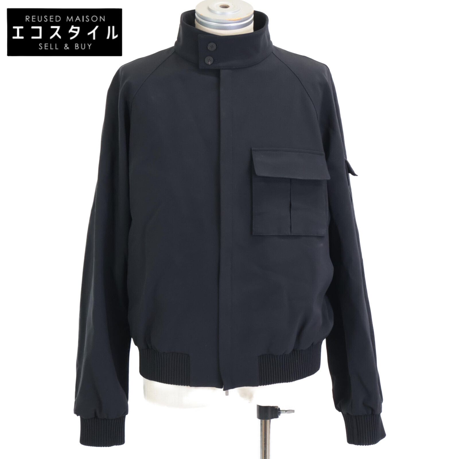 Salvatore Ferragamo　サルヴァトーレフェラガモ　美品 国内正規 143915 773092 24SS クロップド ブルゾン ボンバー　50