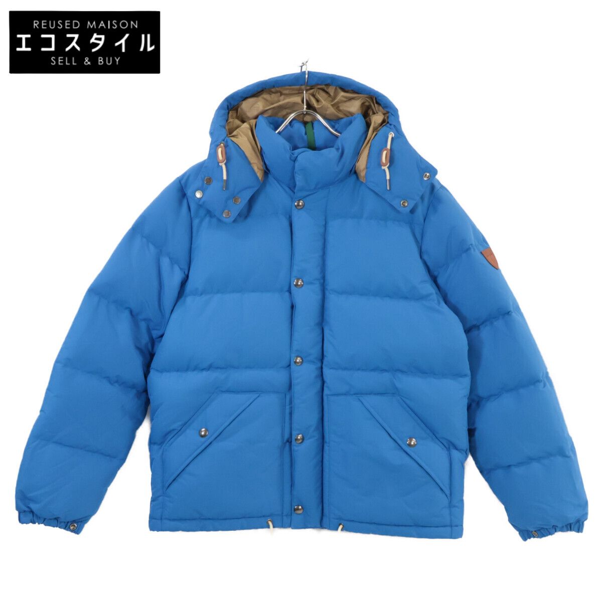 POLO RALPH LAUREN　ポロ ラルフローレン　710907639002 ブルー フーディー ダウンジャケット　L