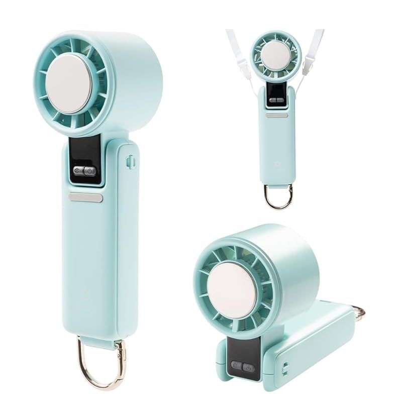 【新品】 iFace ポータブルファン (ペールグリーン)【 アイフェイス ハンディー 扇風機 冷却 首掛け おしゃれ 暑さ対策 ハンディ小型 手持ち 冷却プレート モバイルファン モバイル 携帯】