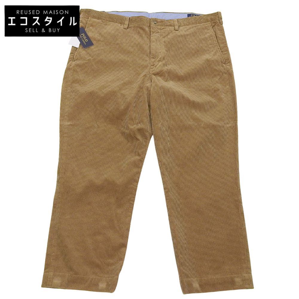 POLO RALPH LAUREN　ポロ ラルフローレン　新品同様 ストレッチ ストレート フィット コーデュロイ パンツ ボトムス メンズ ベージュ 40/32　40/32