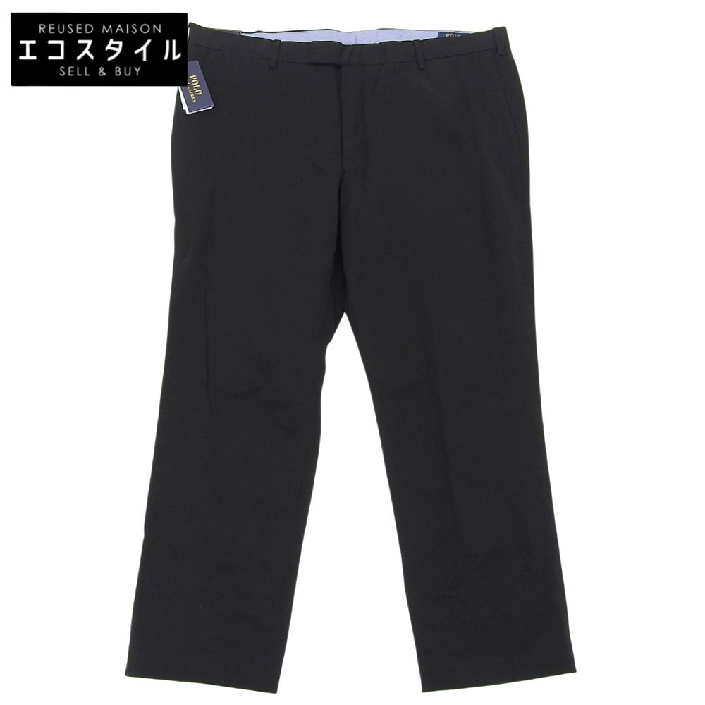 POLO RALPH LAUREN　ポロ ラルフローレン　新品同様 ストレッチ スリム フィット チノパンツ ボトムス メンズ ブラック 40/32　40/32
