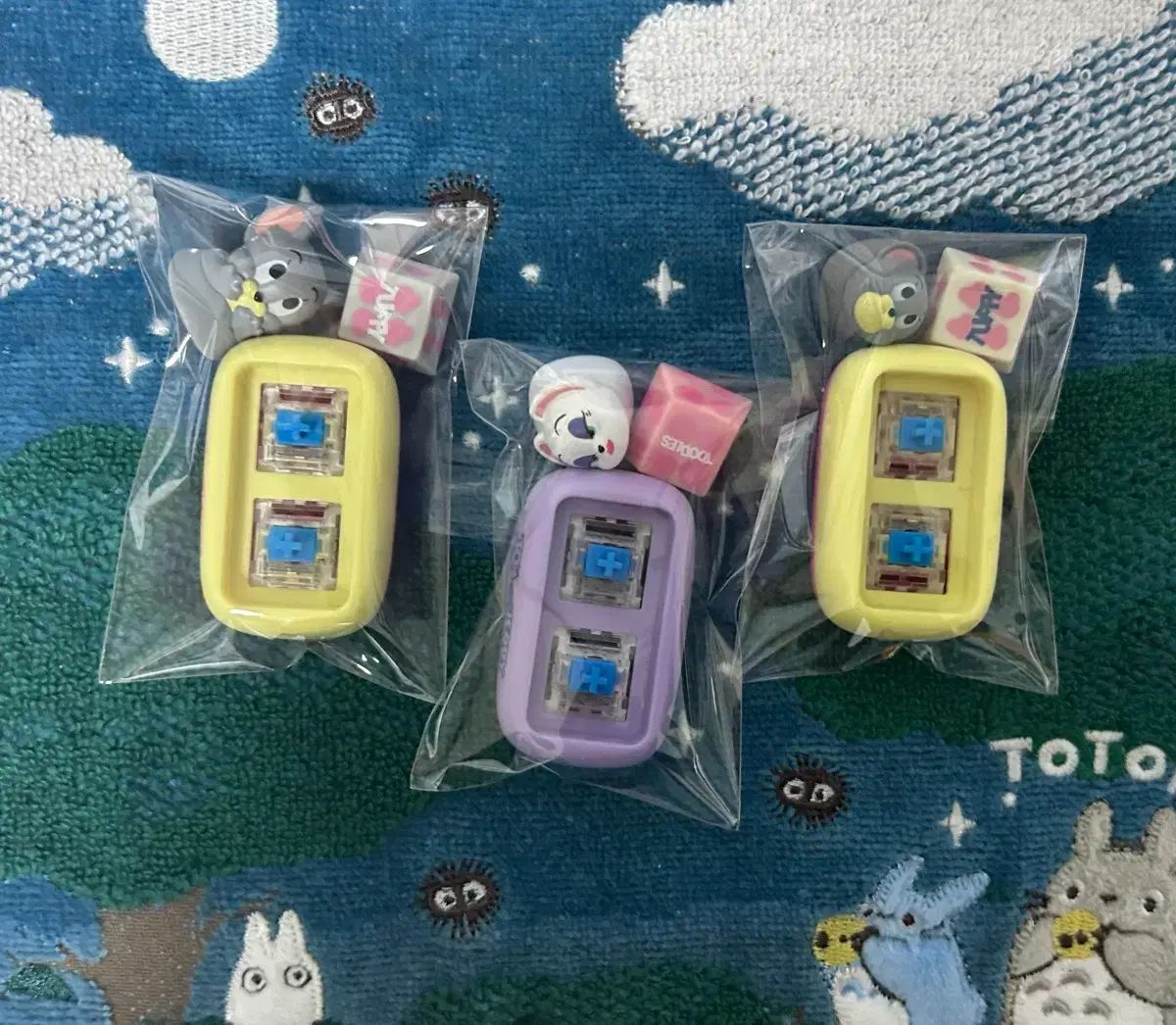 トムとジェリー キーキャップ キーホルダー トゥドゥルス ターフィー