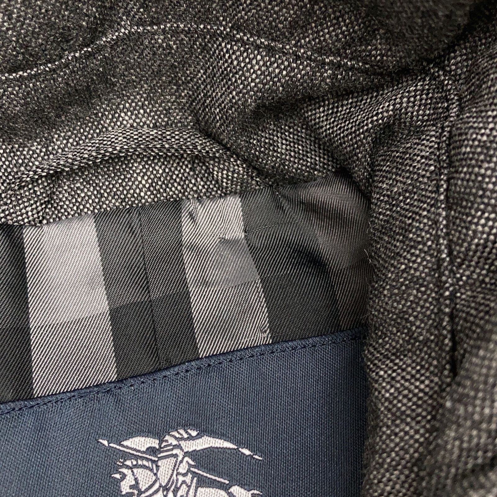 BURBERRY LONDON バーバリーロンドン B1C21-648 チャコール ウール100