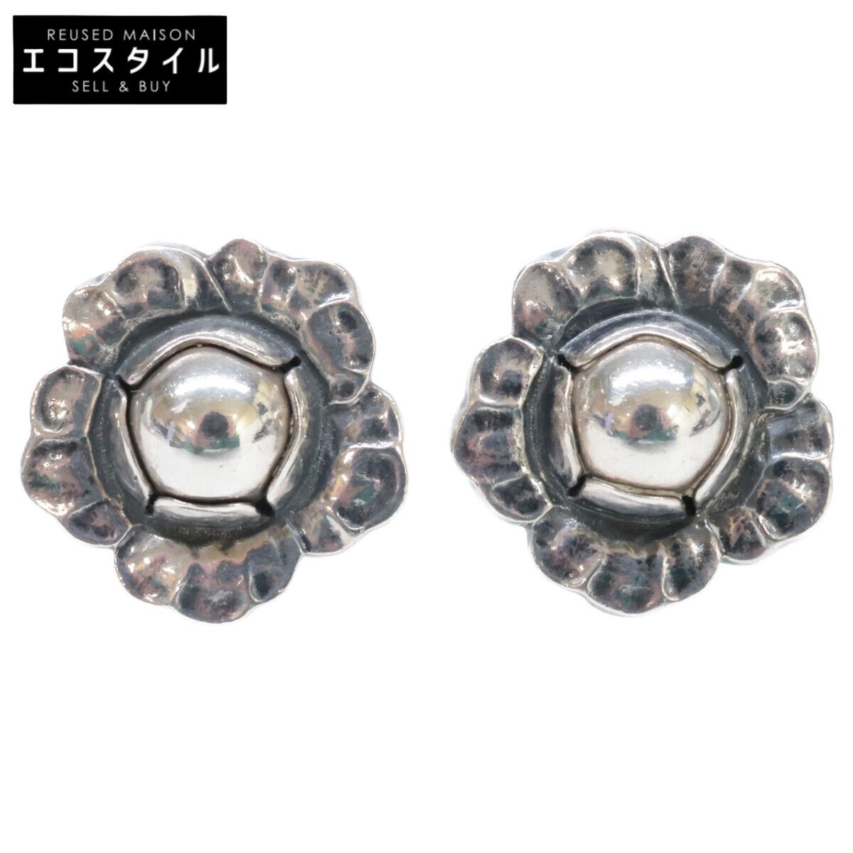GEORG JENSEN　ジョージジェンセン　925S 2002イヤーコレクション Bloom 開花