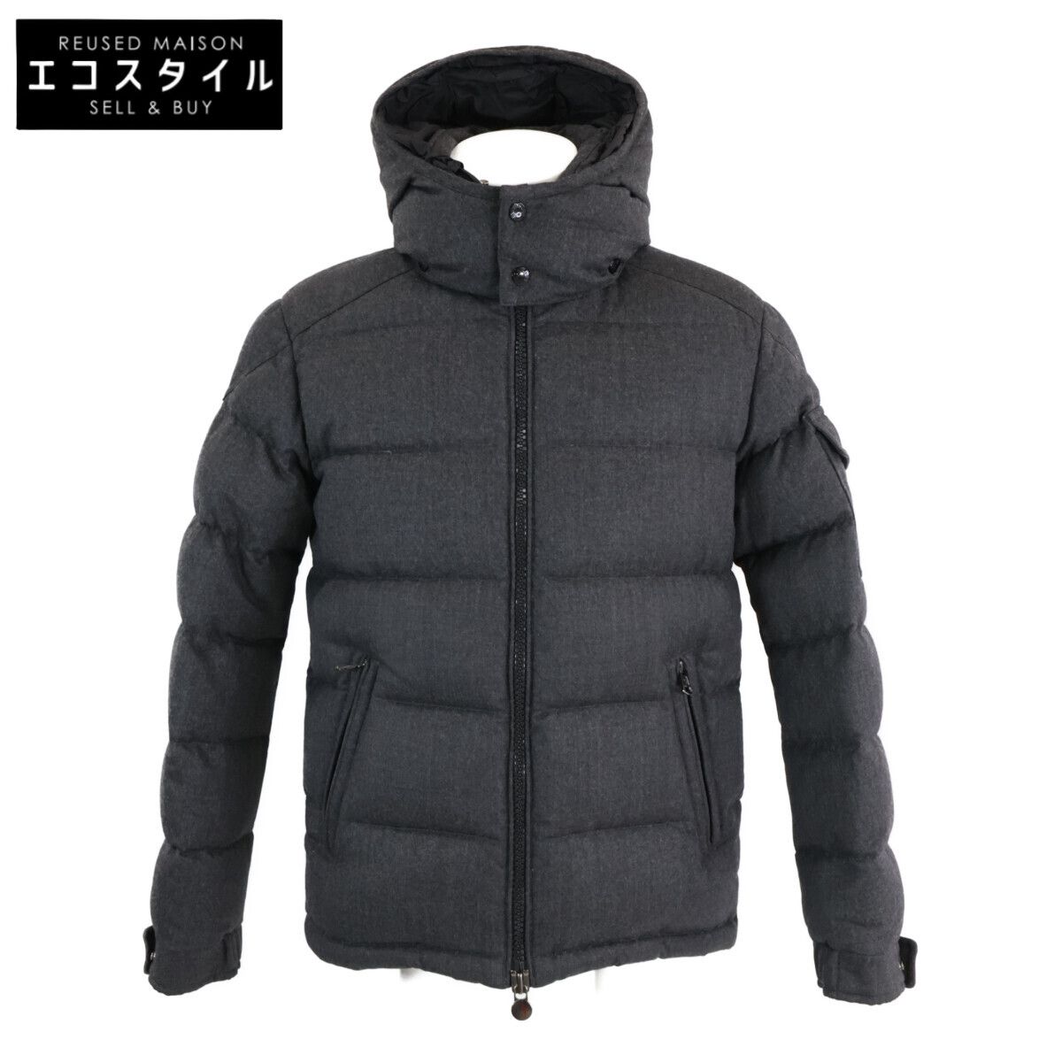 MONCLER　モンクレール　【美品】MONTGENEVRE モンジュネーブル ウール フード付ダウン　1 106,151円