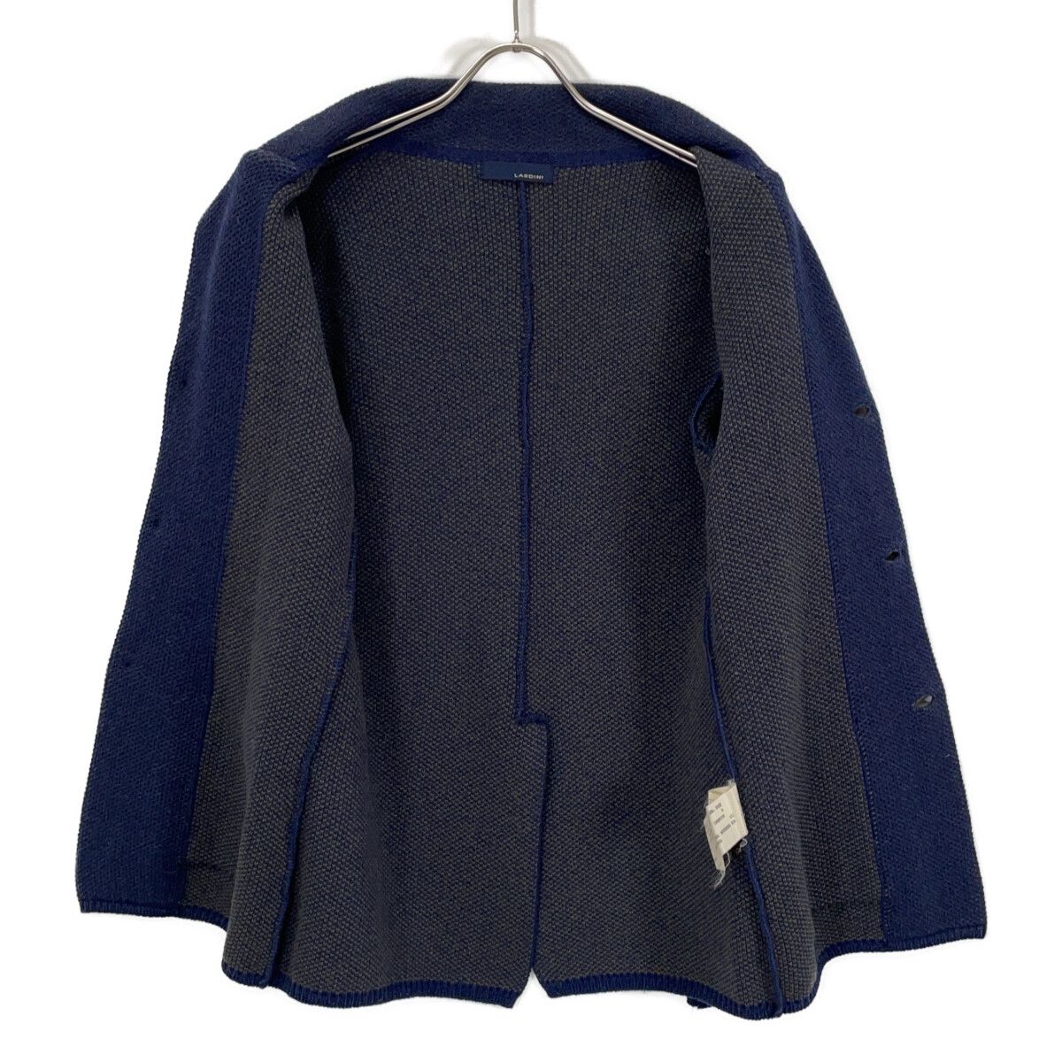 LARDINI ラルディーニ JFLJM03 ネイビー ニット 3Bジャケット M - メルカリ