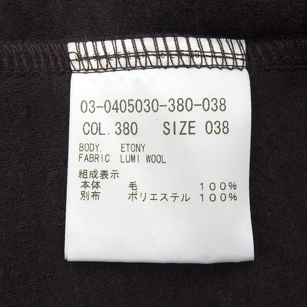 theory luxe　セオリーリュクス　未使用 ETONY LUMI WOOL ワンピース レディース ブラウン 38　38