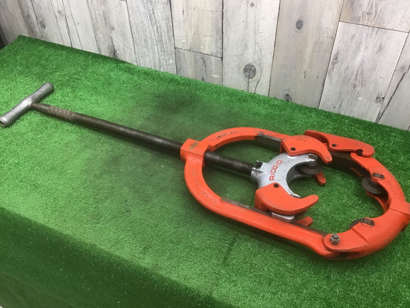 【中古動作品】RIDGID　ヒンジドパイプカッタ（4枚刃） 鋼管用 No.466●アクトツール富山店●Ｎ