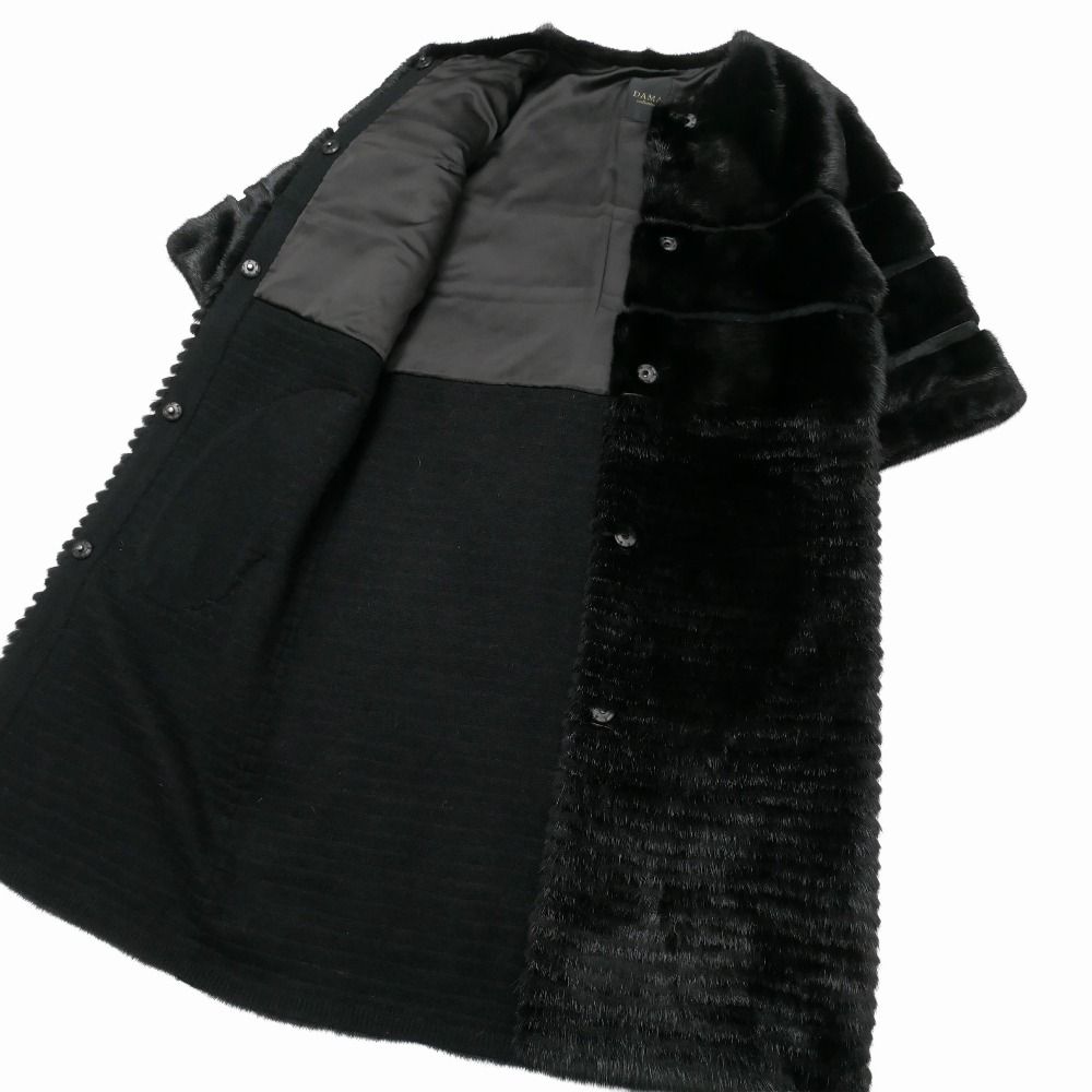 DAMA collection SAGA FURS ベルト付き ミンク コート □美品□DAMA collection × SAGA FURS ダーマコレクション