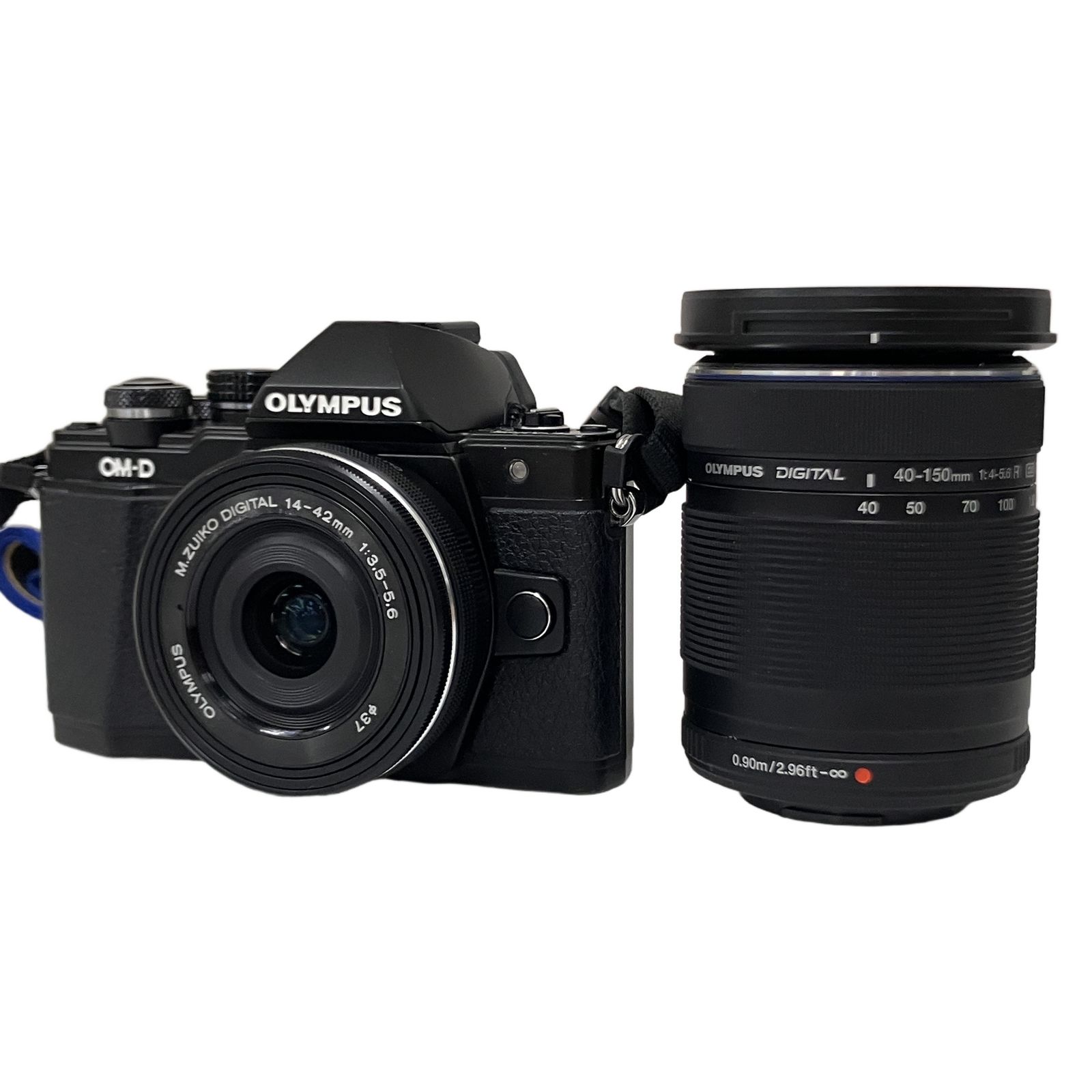 OLYMPUS OM-D E-M10 Mark II ミラーレス一眼 カメラ レンズキット 14-42mm F3.5-5.6 40-150mm F4-5.6 フォーサーズ 4/3型 マイクロフォーサーズマウント オリンパス 中古 O11264415
