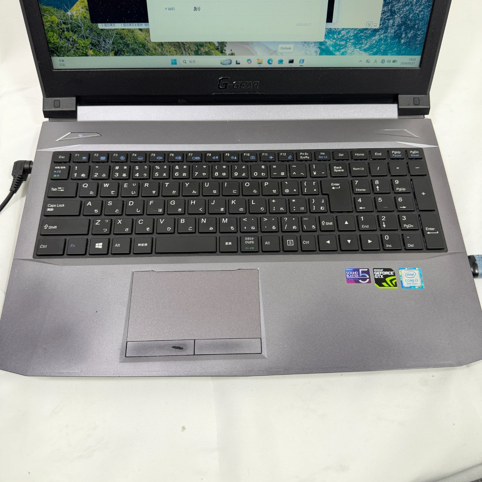 中古】G-GEAR i7 GTX1050 16GB 256GB+1TB - メルカリ