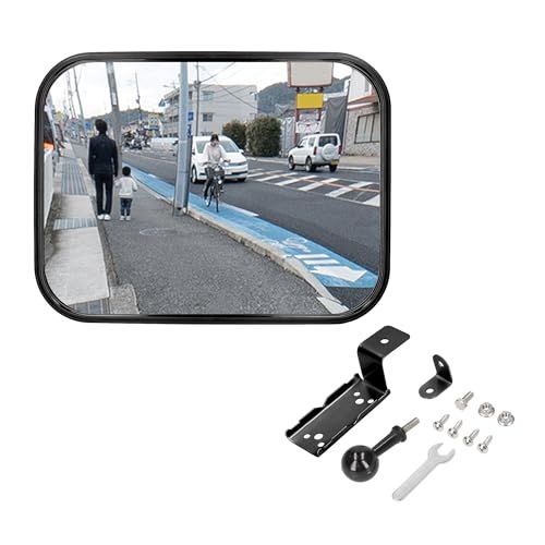 エーモン(amon) ガレージミラー(曲面率1000R 角) 約280×210mm 家庭用カーブミラー 6952送料無料 f4dbeb26
