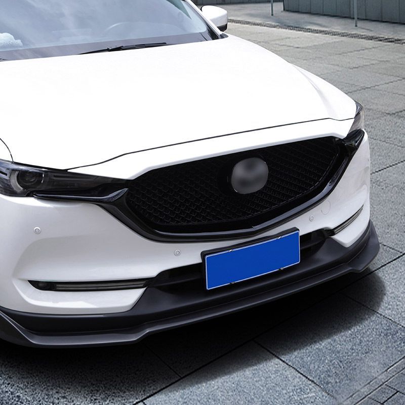 送料無料 マツダ Mazda CX-5 2代目対応 フロントグリルサイドガーニッシュ 中網側面トリム ABS製 グロスブラック 外装パネル 傷防止 防汚 擦れ対策 ドレスアップ カスタムパーツ 貼り付けタイプ 取り付けやすい 車種専用設計