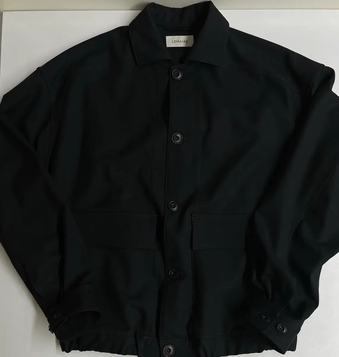 ルメール 19fw オーバーサイズ ウール ブルゾン ブラック
