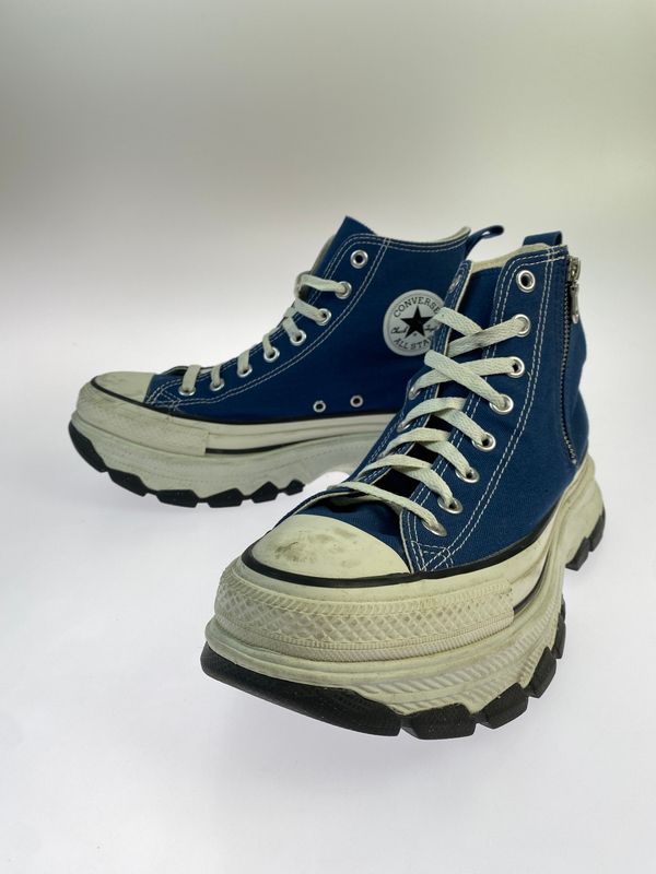 【中古品】 CINVERSE コンバース ALL STAR TREKWAVE Z HI 1SD979 オールスター トレックウエーブ ハイカット ジッパー スニーカー メンズ シューズ 靴 【163-260521-em-73-min】