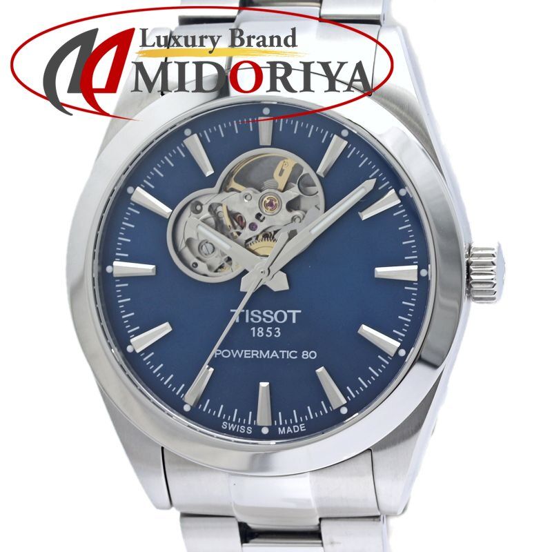 TISSOT ティソ ジェントルマン パワーマティック80 オープンハート 日本限定 T127.407.11.041.02【中古】腕時計 メンズ /40391 58,380円