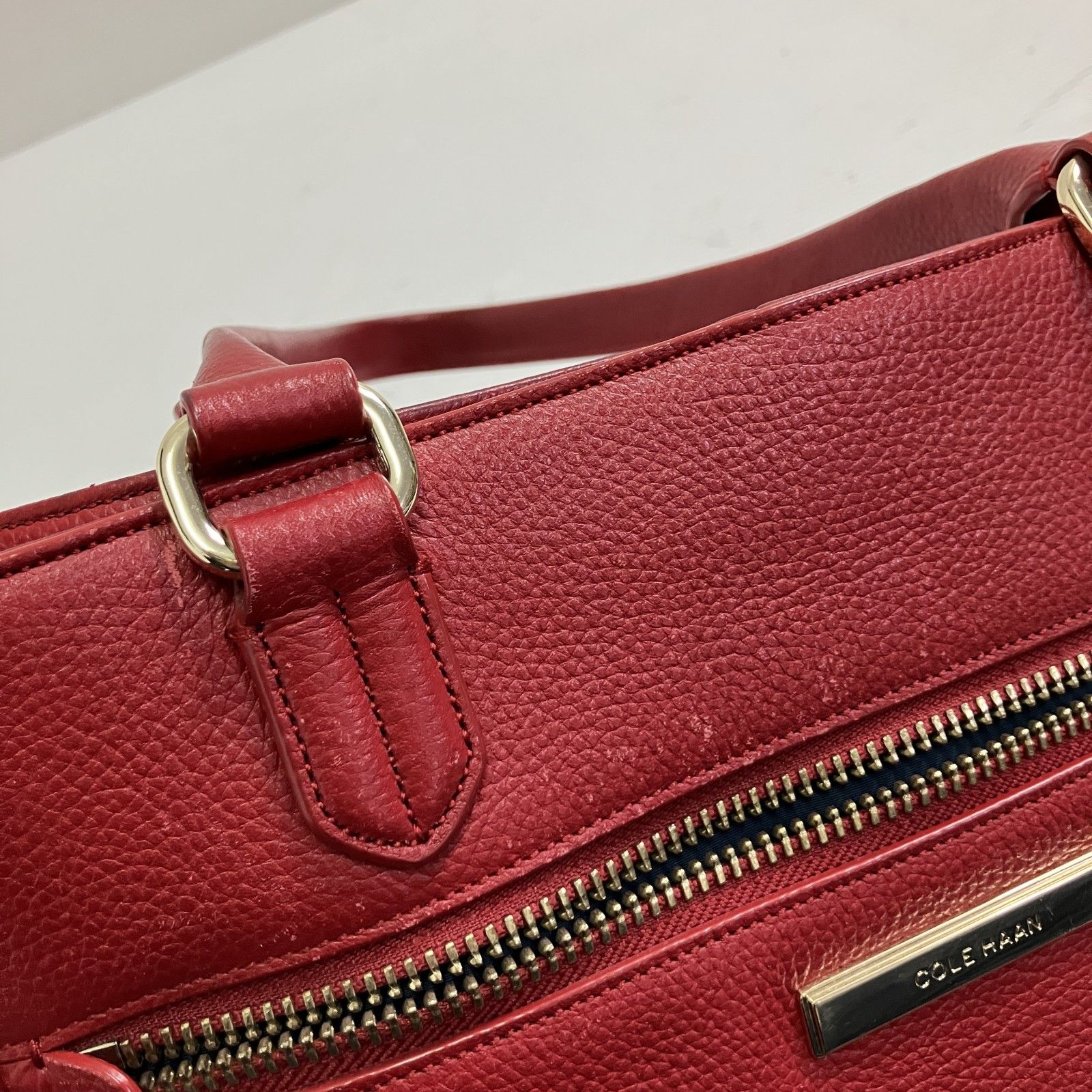 COLE HAAN トートバッグ の親子バックセットキャンディレッド新品