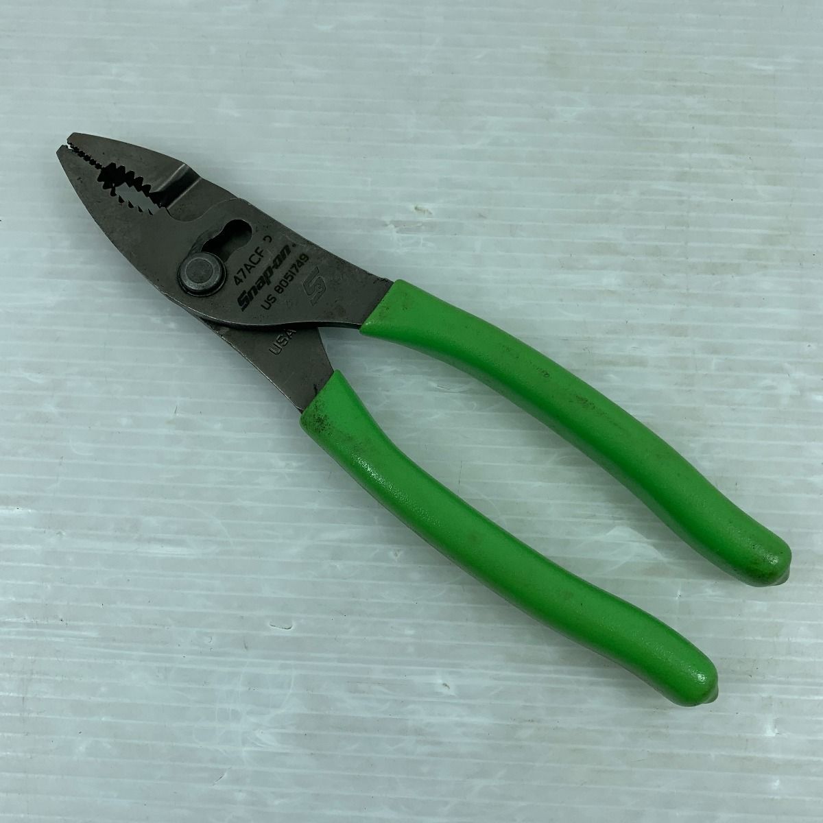 Snap-on スナップオン ハンドツール コンビネーション スリップジョイント プライヤー 47ACF グリーン
