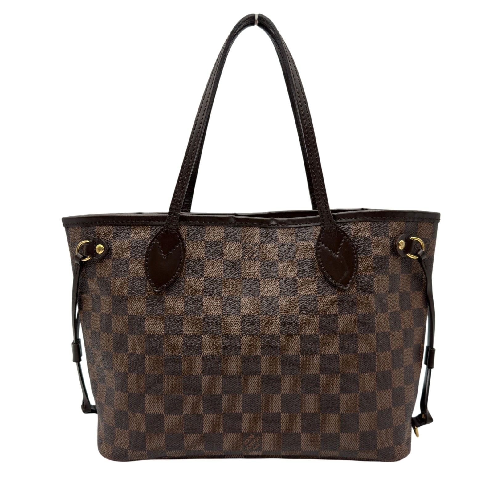 ルイ・ヴィトン LOUIS VUITTON ネヴァーフルPM N51109 ブラウン ダミエ/レザー レディース トートバッグ
