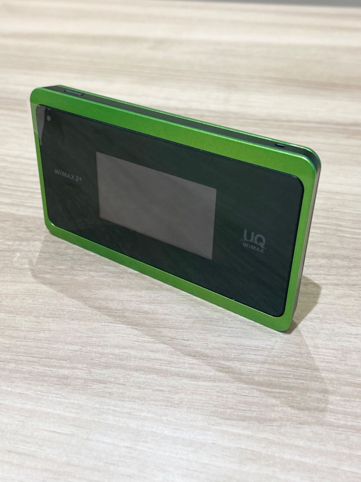 美品・箱付】WX06 ライムグリーン WiMAX2+ モバイルルーター - メルカリ