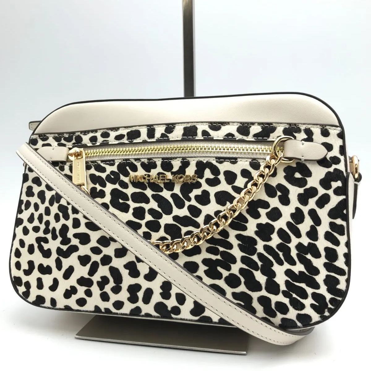 美品　MICHAEL KORS　マイケルコース　ショルダーバッグ　ミニ　ワンショルダー　レオパード　1310