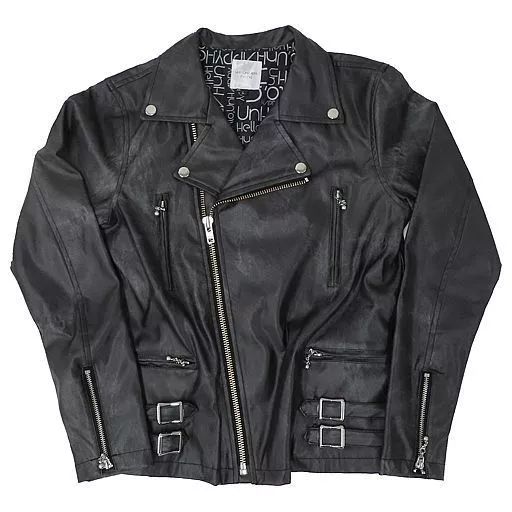 【中古】アウターウェア ReoNa×HELLCATPUNKS ライダースジャケット ブラック メンズMサイズ 「オフィシャルファンクラブ ふあんくらぶ」 会員限定