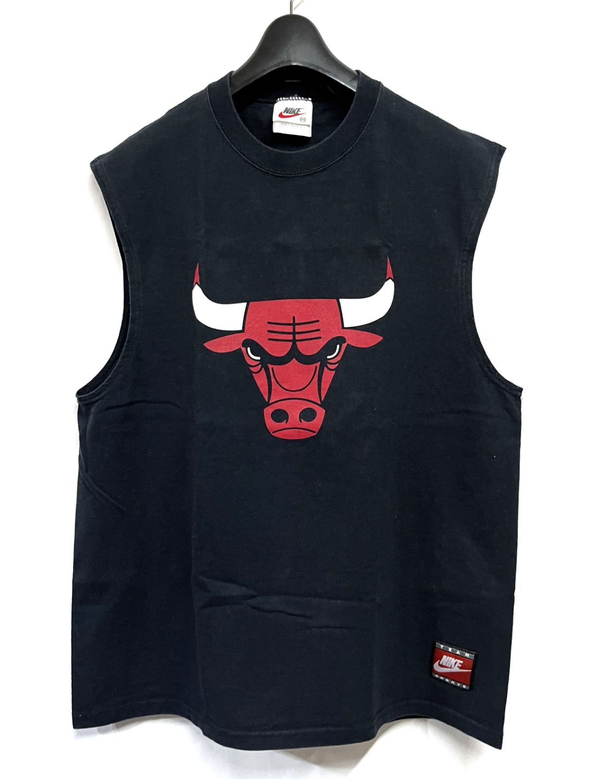 90s ヴィンテージ USA製 NIKE|ナイキ NBA シカゴブルズ Chicago Bulls ノースリーブ Tシャツ