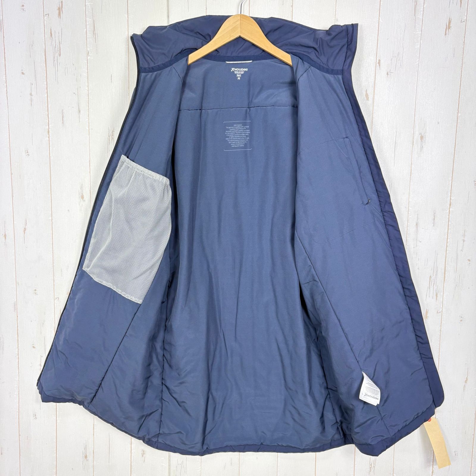 【Men's L ネイビー系】 Houdini ( フーディニ ) アドイン ジャケット Add-in Jacket 化繊ダウン ウェア トップス アウター ジャケット 化繊インサレーション z00057927 📦️Men's L ネイビー系 Houdini ( フーディニ ) アドイン ジャケット