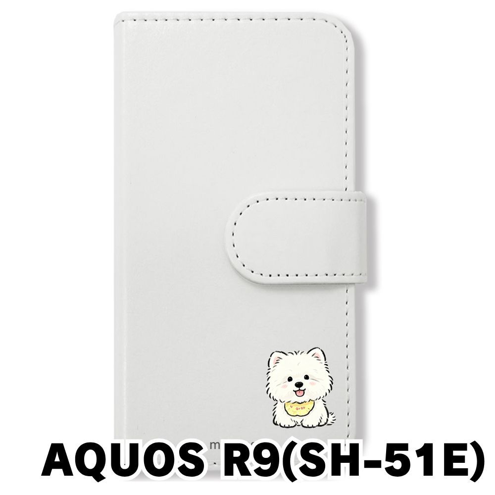 新品未使用】 AQUOS R9 SH-51E 手帳型スマホ ケース カバー (色