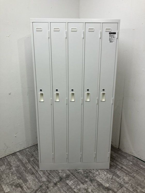 【中古品】コクヨ LKシリーズ 5人用ロッカー LK-N5SAW ホワイト