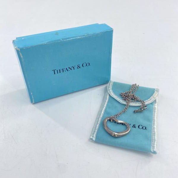 中古】Tiffany オープンハートネックレス シルバー ティファニー 925