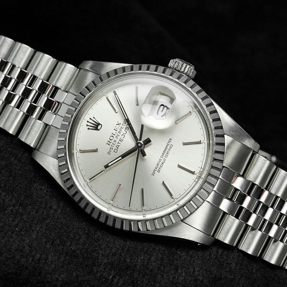 ROLEX デイトジャスト R番 箱・1988年国内正規保証書付き Ref.16030 アンティーク品 メンズ 腕時計