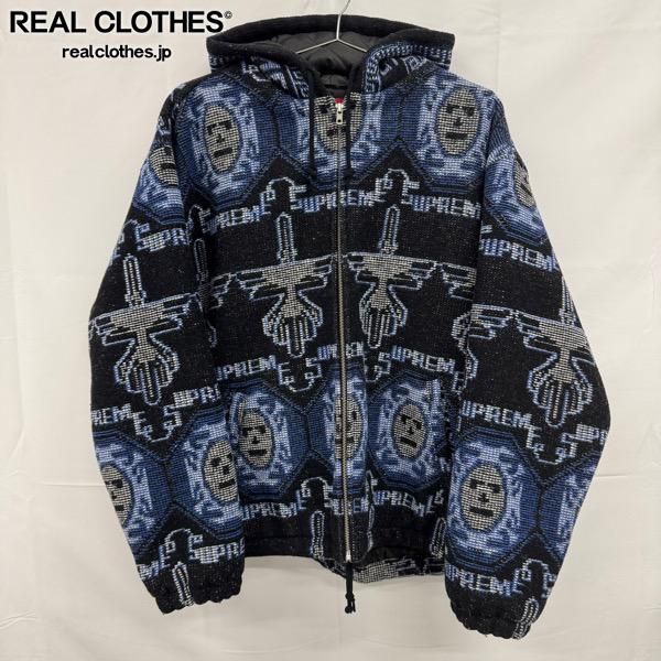 Supreme/シュプリーム【22AW】Woven Hooded Jacket/ウーブン フーデッド ジャケット/ブルー/L