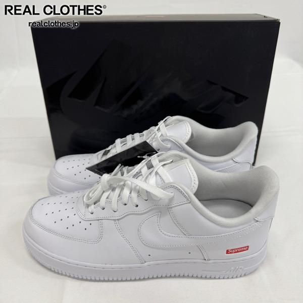 【未使用】Supreme×NIKE/シュプリーム×ナイキ AIR FORCE 1 LOW/エア フォース 1 ロー ホワイト CU9225-100/30