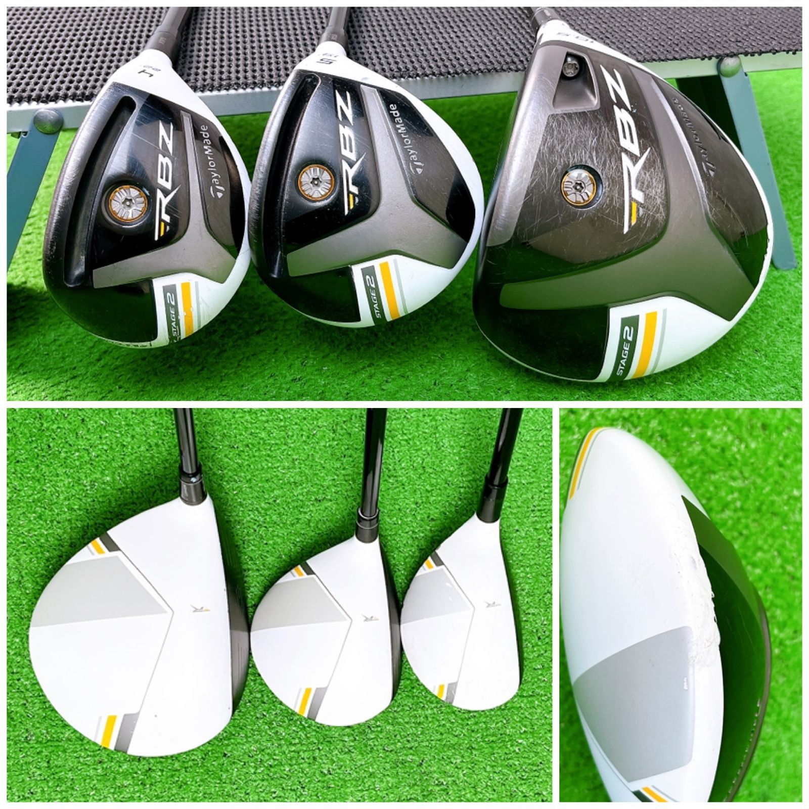 テーラーメイド　RBZ STAGE2 ゴルフ クラブセット メンズ 初心者 右 テーラーメイド RBZステージ2 M-MOI IRON ゴルフクラブ メンズセット