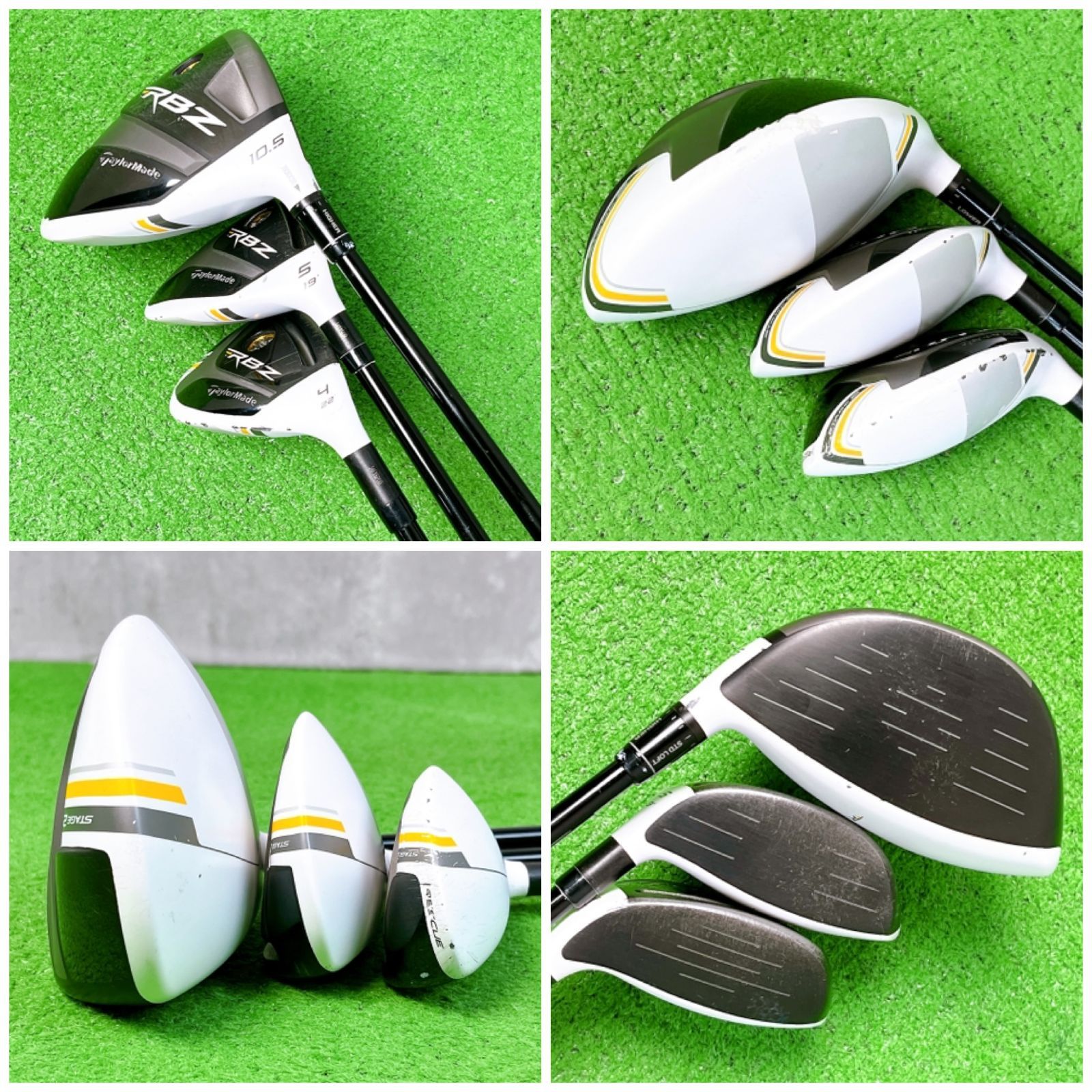 テーラーメイド RBZステージ2 M-MOI IRON ゴルフクラブ メンズセット